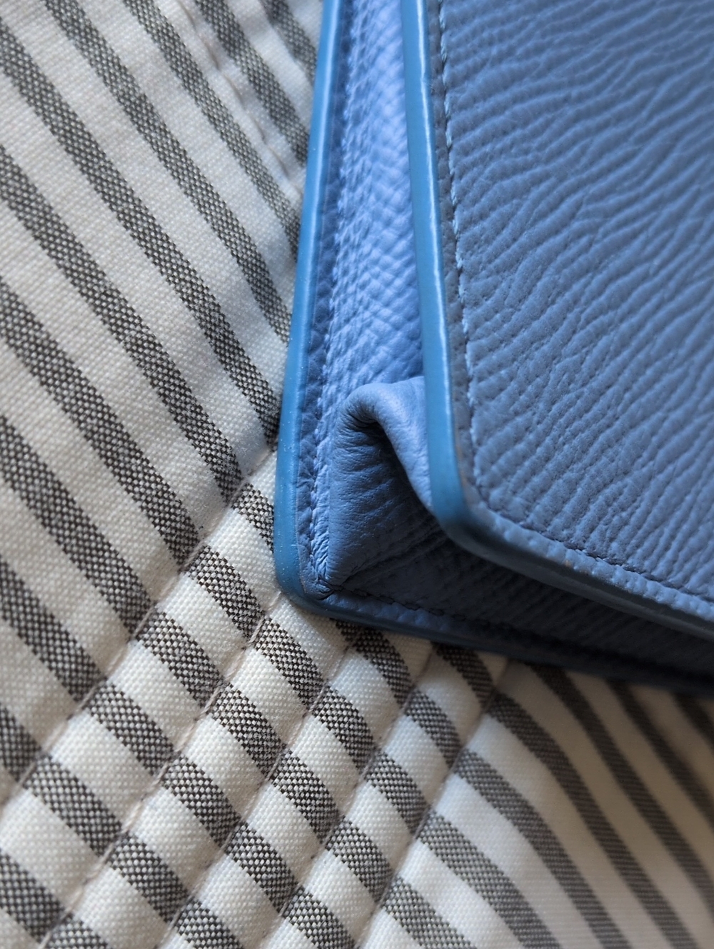 Smythson Panama Zip Pouch Keyring - Picture 4 of 8